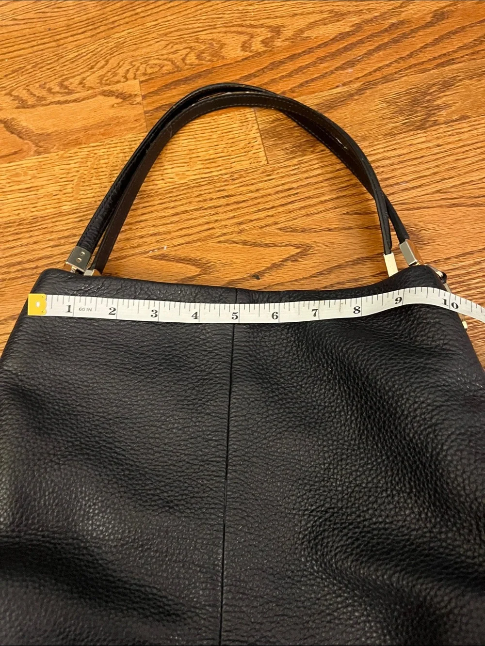 Coach Phoebe Shoulder Bag Dark Blue Pebbled Leather Handbag F34495 with COA